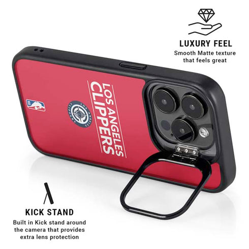 NBA Los Angeles Clippers Standard Red iPhone 16 Pro Kickstand Case